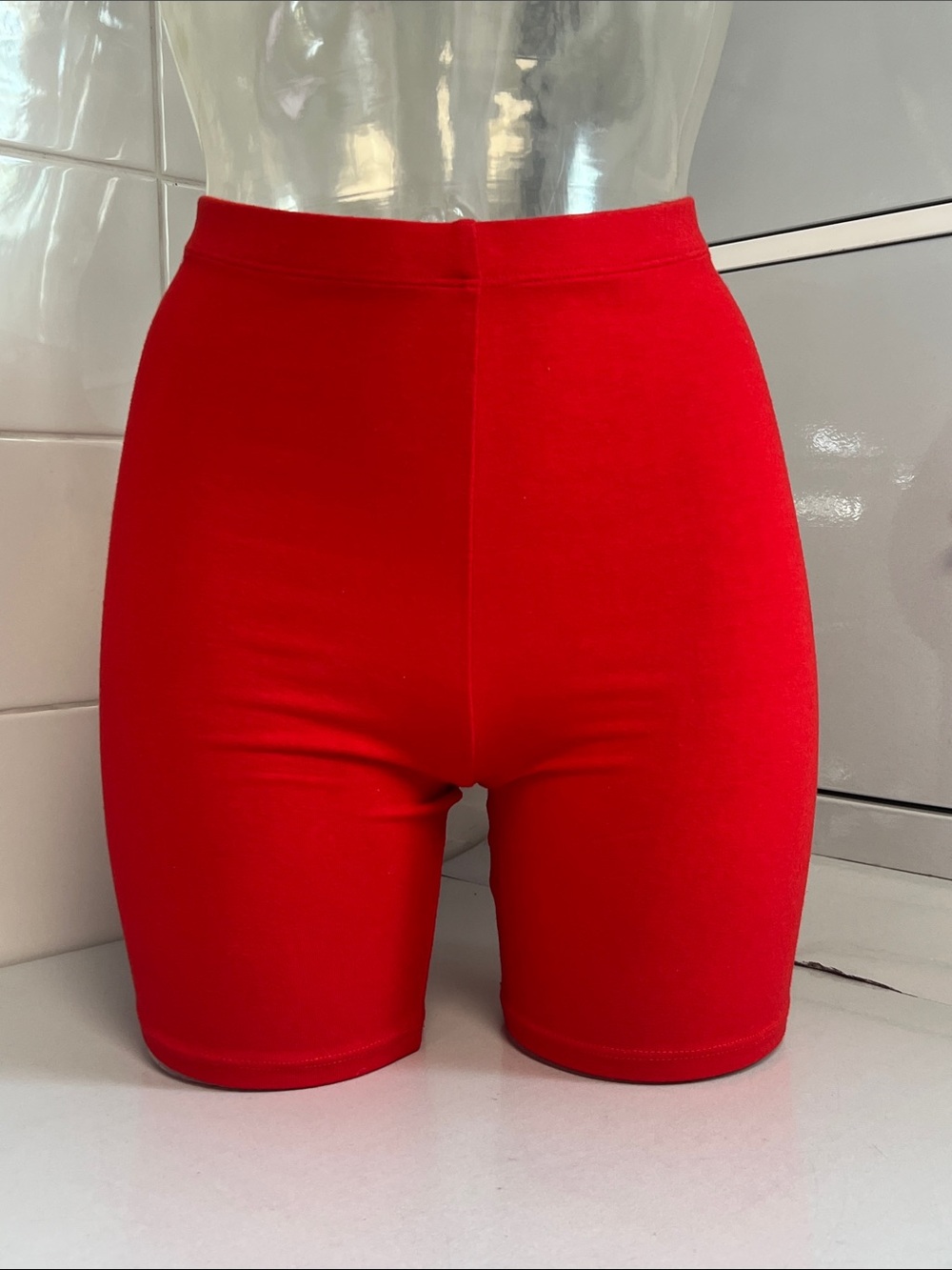 90s High Waist BalTogs Bodycon Bike Short S NWOT